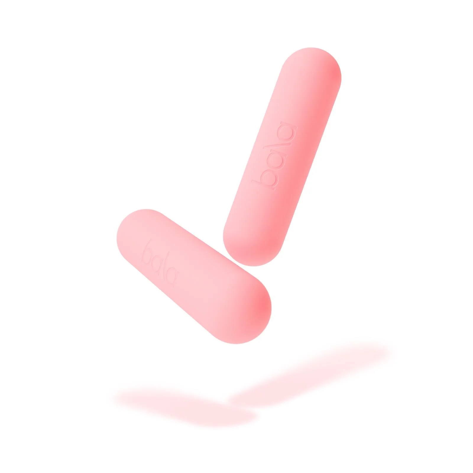Bala Bangles Bars 3 Lb Set Of 2 - Blush Pink