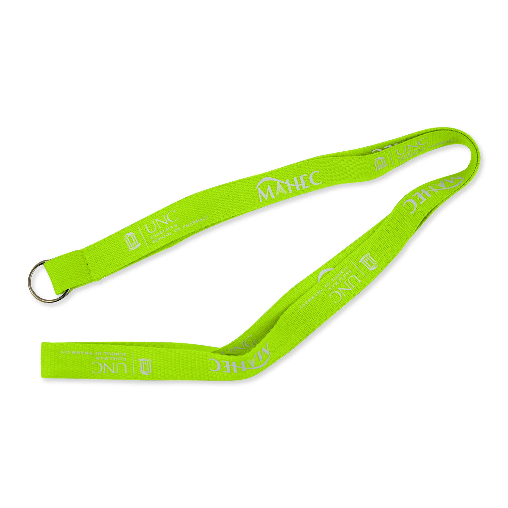 Polyester Lanyard (36"x5/8") Screen Printed view 2