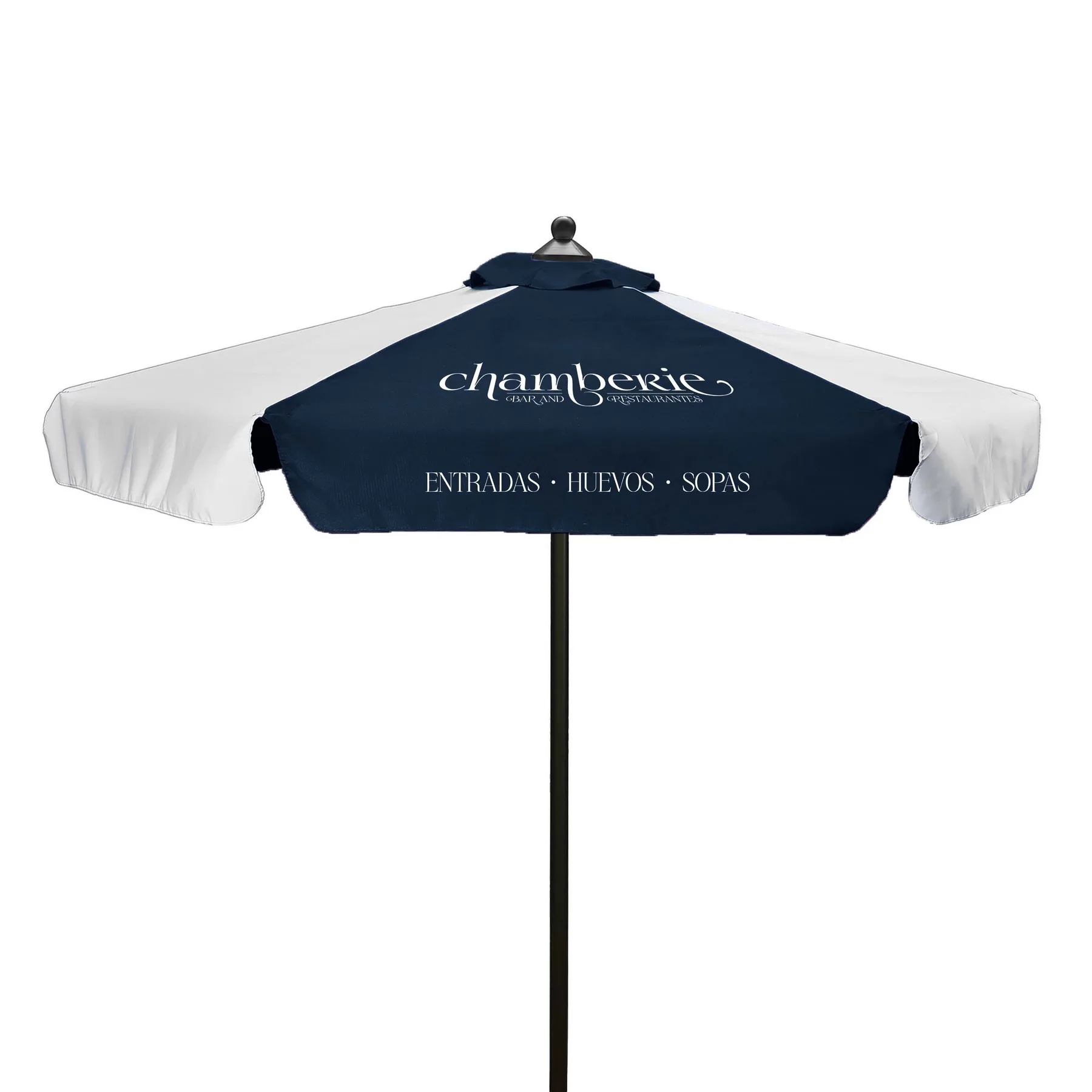 7' Steel Market Umbrella Kit With Valance (2 Imprints) view 6