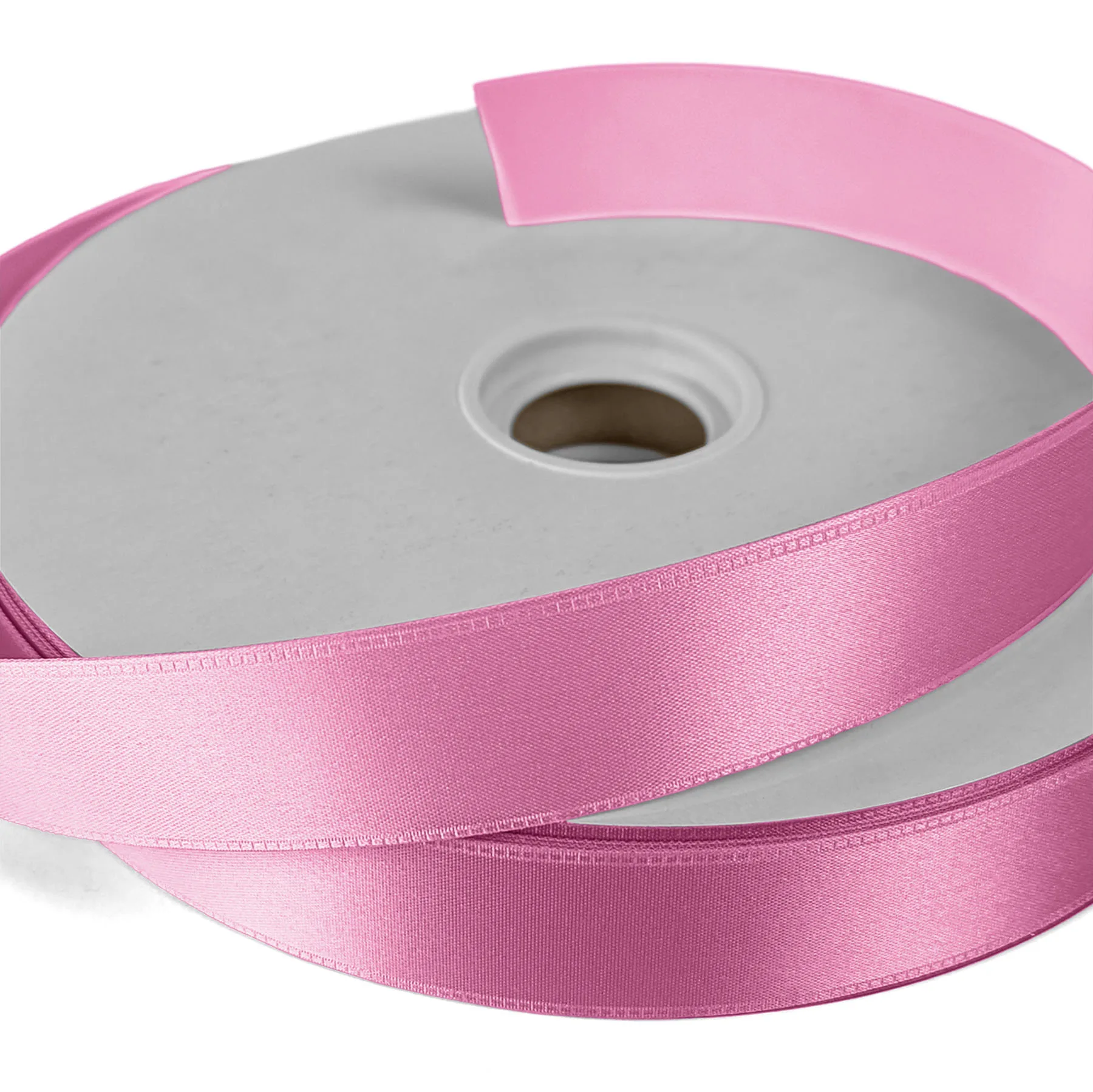 1" Badge Satin Ribbon - 25yd Roll - Foil Print view 2