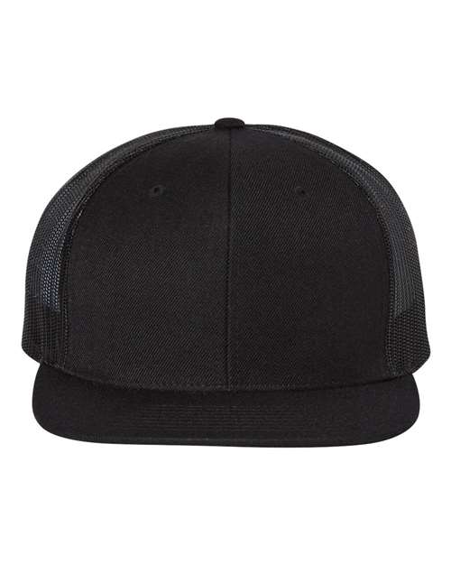 Richardson® Wool Blend Flat Bill Trucker Cap