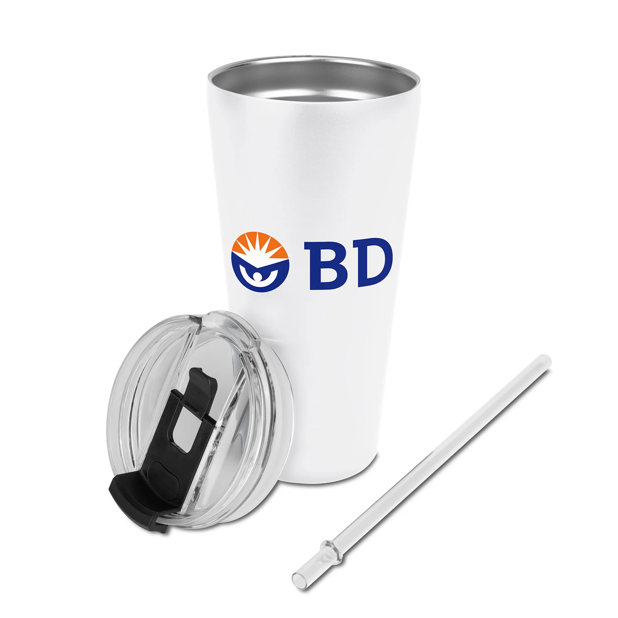 27 Oz. Trumbull Dual Wall No-Spill Vacuum Mug w/Straw view 6