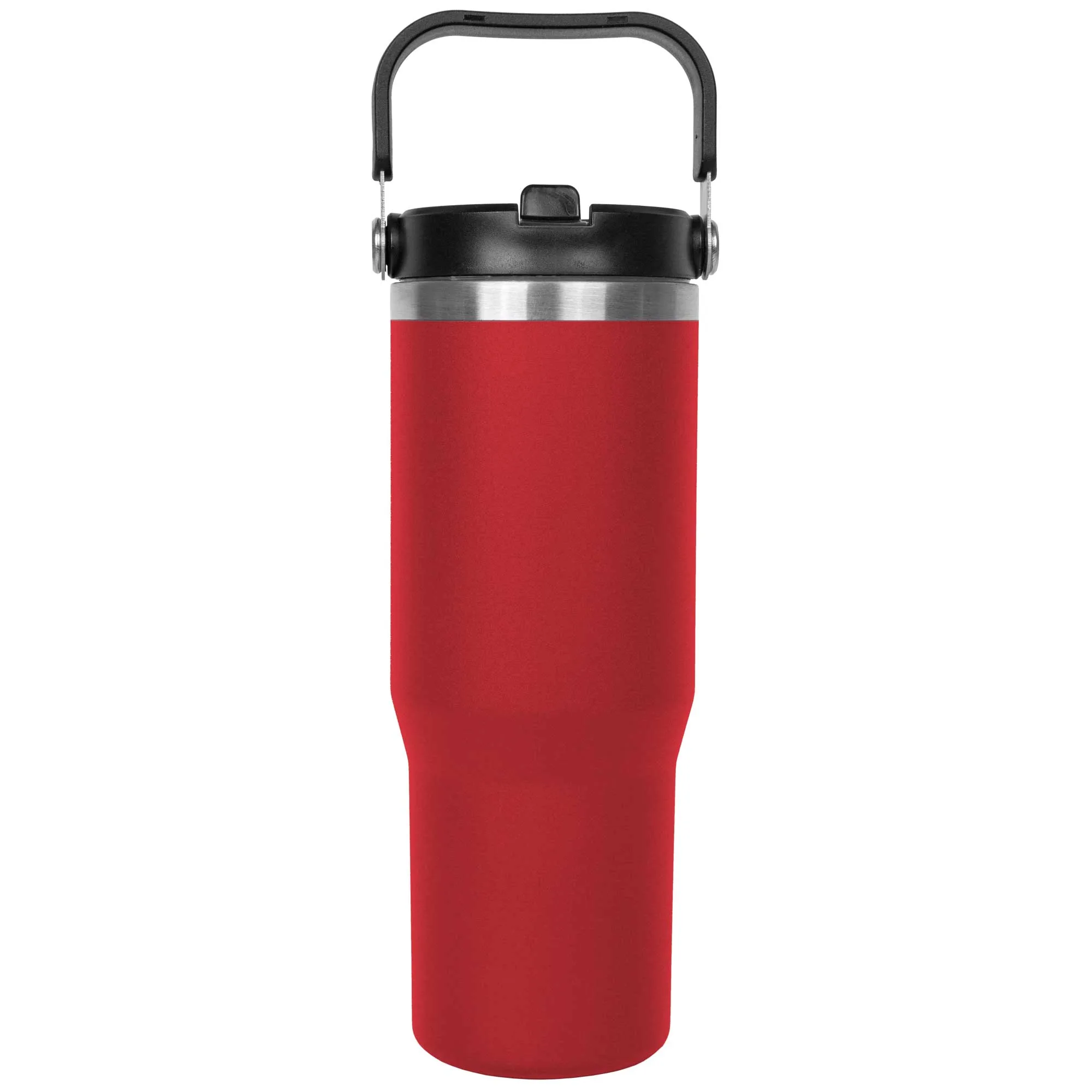 30 Oz. Stainless Steel Insulated Mug w/Handle & Built-In Straw view 6