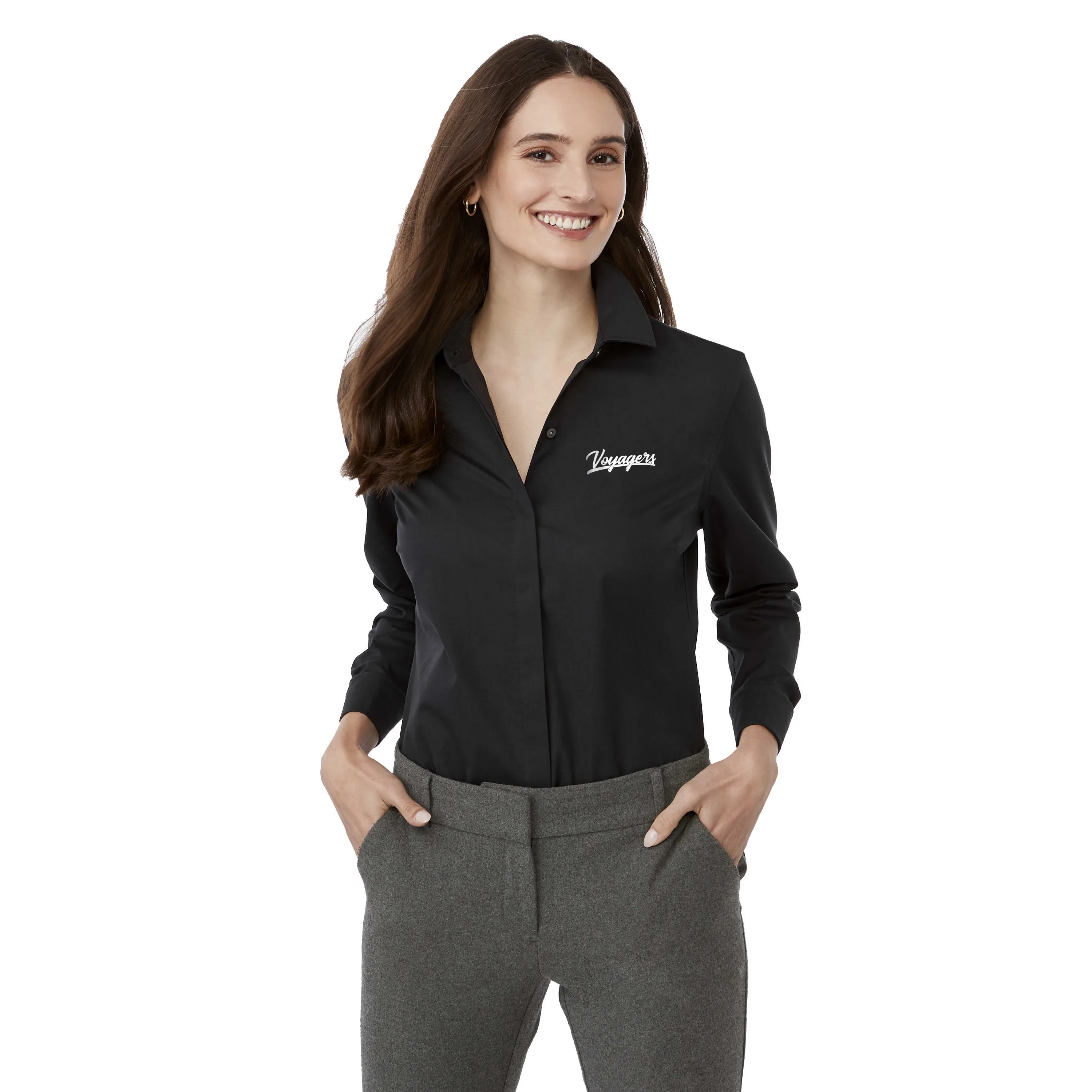 Women's UNTUCKit Tracey Long Sleeve Button Up Shirt