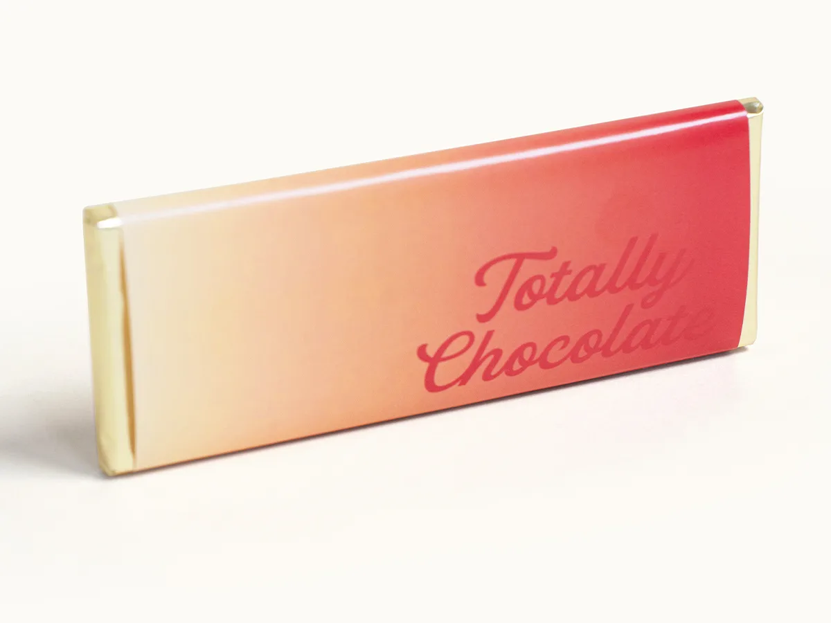 2"x 5" Brand Impact Custom Chocolate Wrapper Bar (Extra Thick) view 5