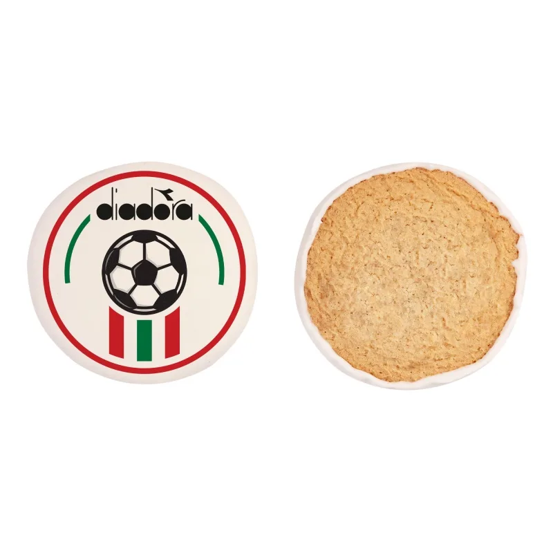 Soccer Theme 3" Iced Full Color Vanilla Cookie- Circle view 3