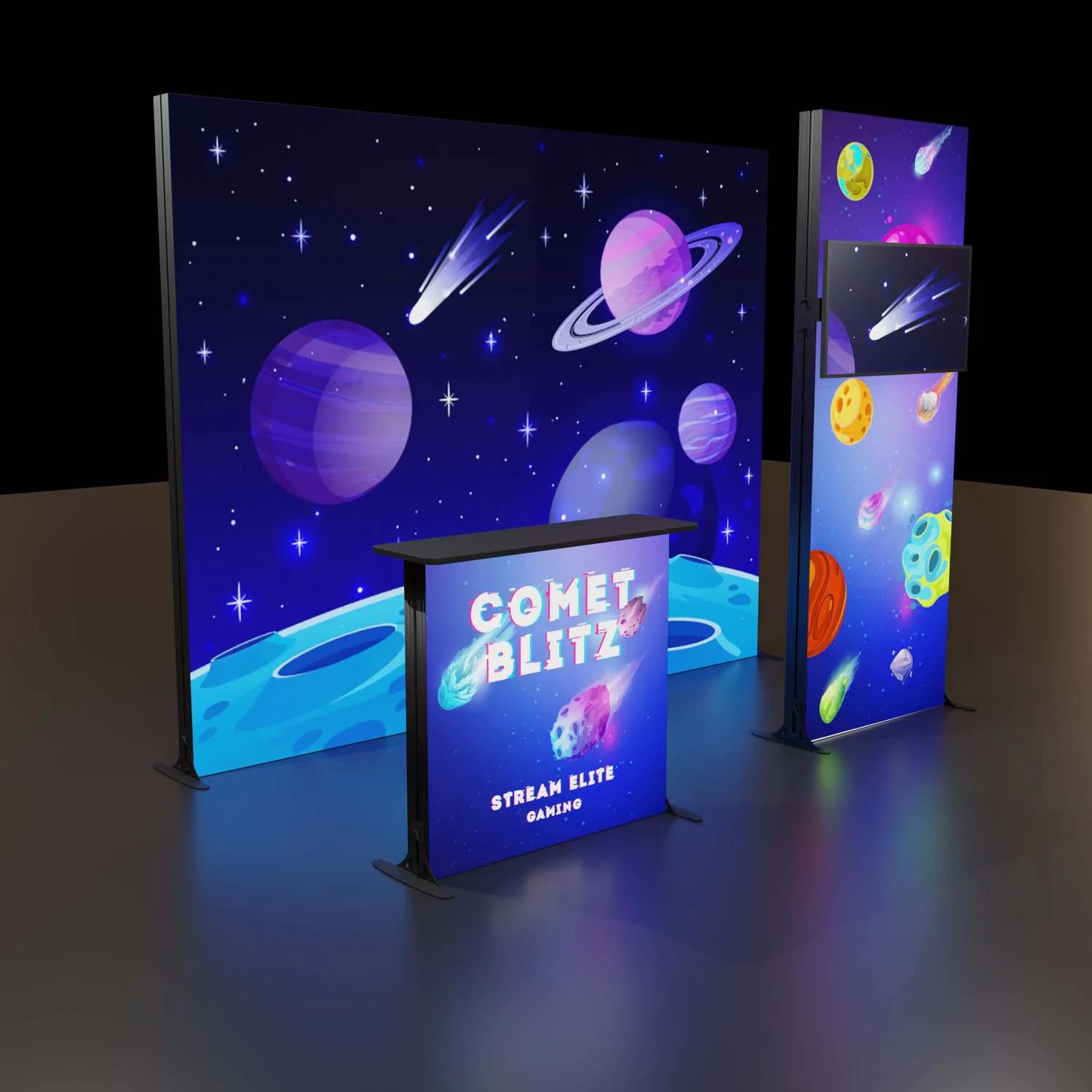 8'H Astra Modular Booth Kit 2