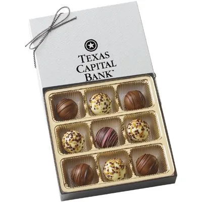 9 Piece Chocolate Truffle Gift Box view 2