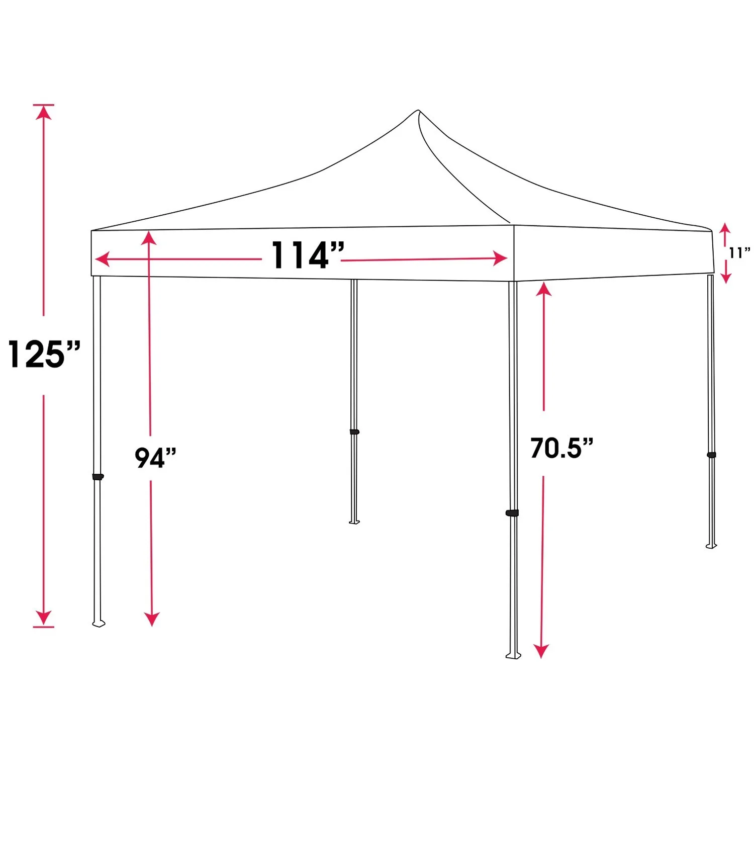 10' Pop Up Tent view 7