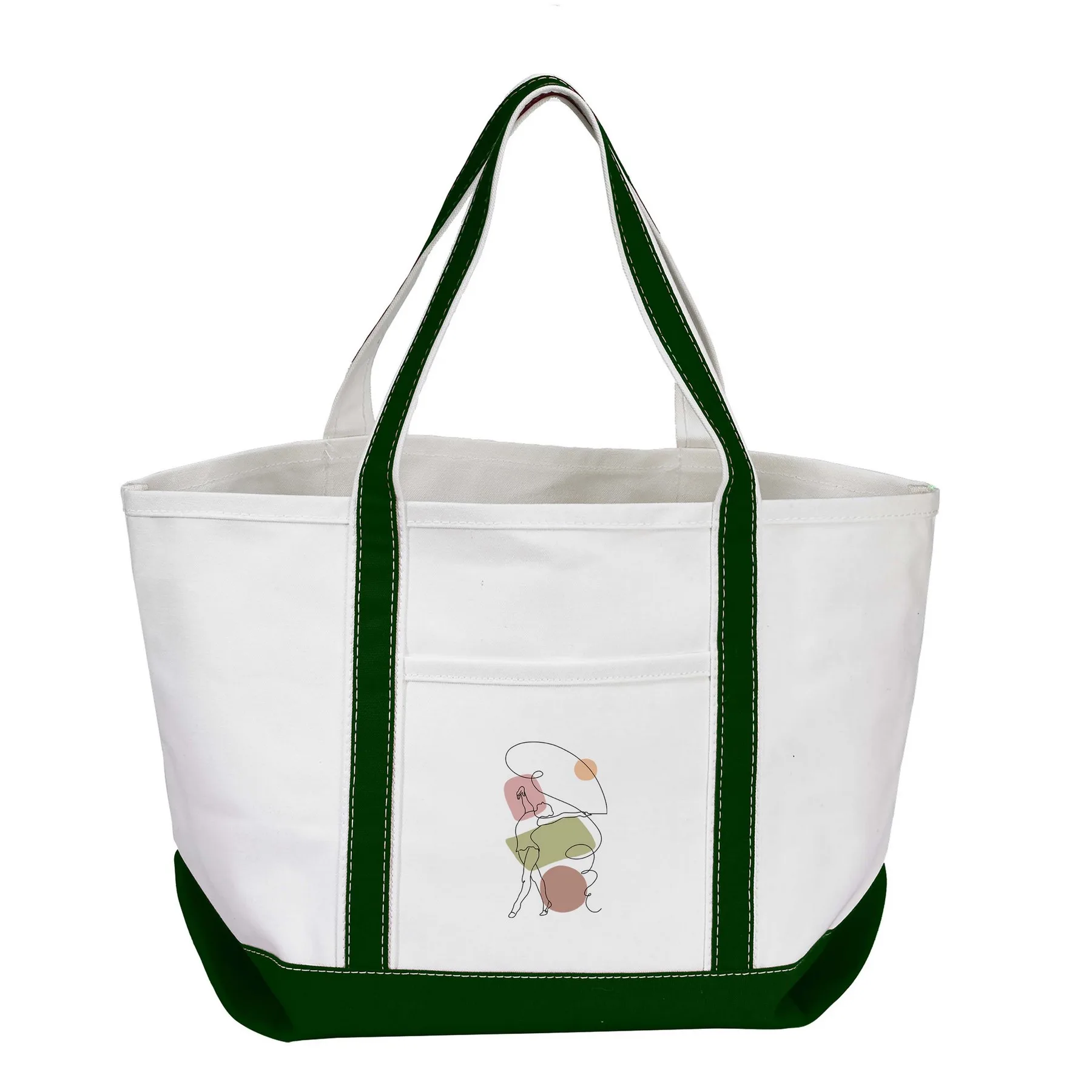 Open Canvas Boat Bag view 7