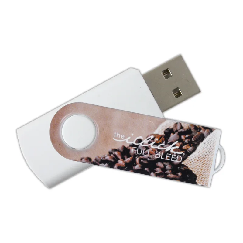iClick® Full Bleed USB Flash Drive 512MB - Overseas