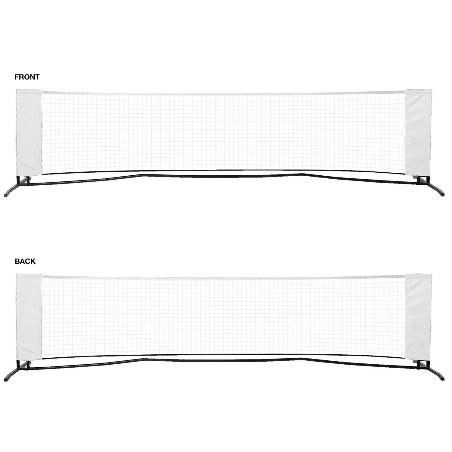 Pickleball Set with Net, Single-Sided Paddles view 4