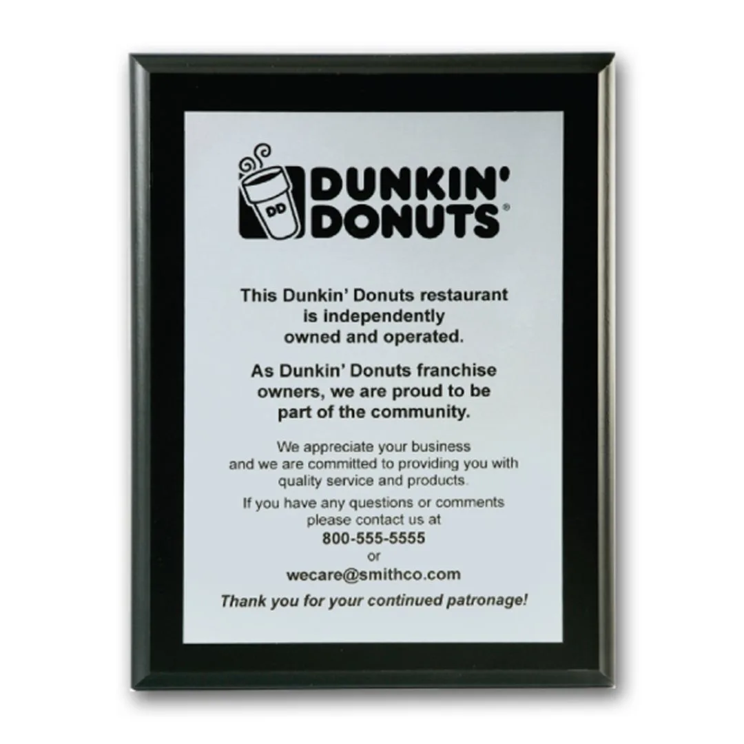 Screenprint Aluminum - Ebony
