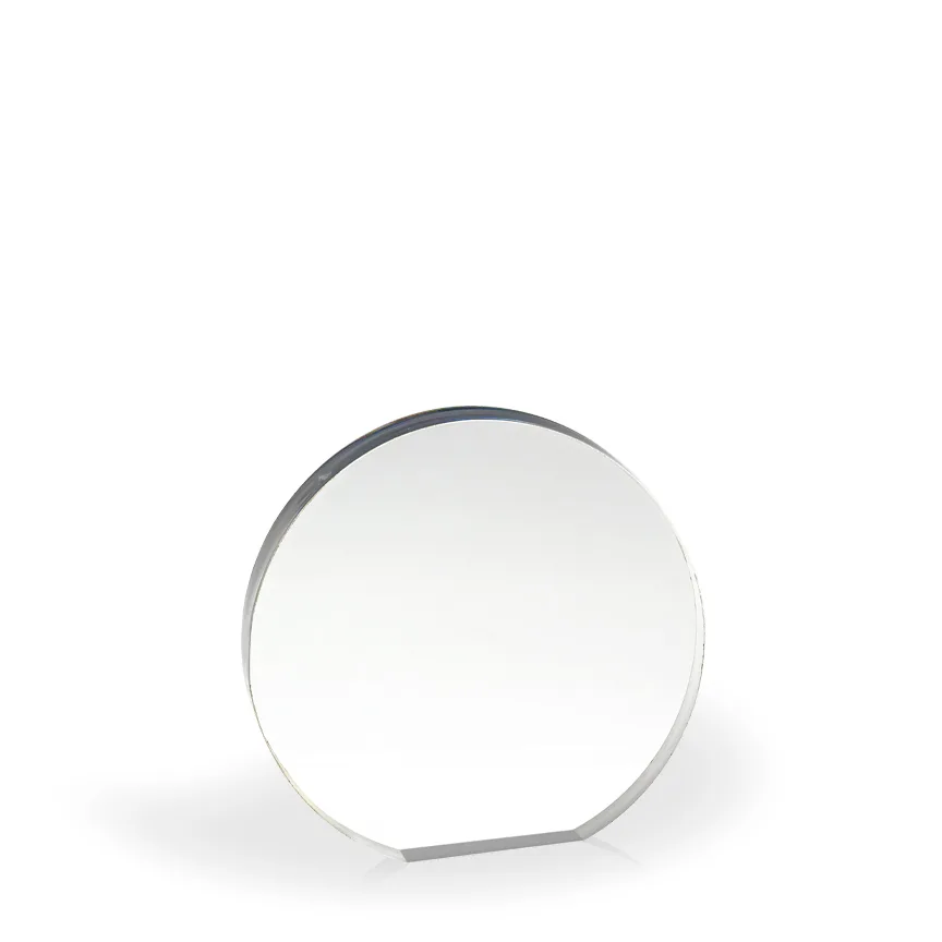 Annulet Acrylic Paperweight Award - UV Printed view 2