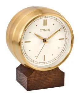 Citizen® Gold-Tone Bluetooth® Speaker Desk Clock