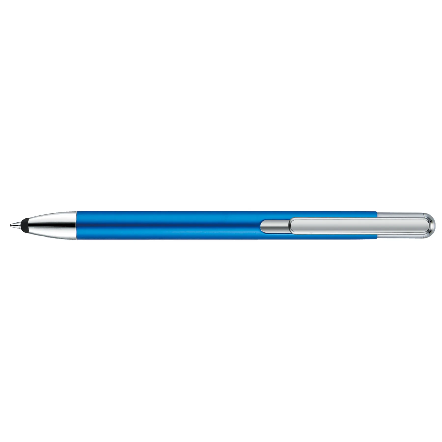 Blue/Silver/Black Blank Front View