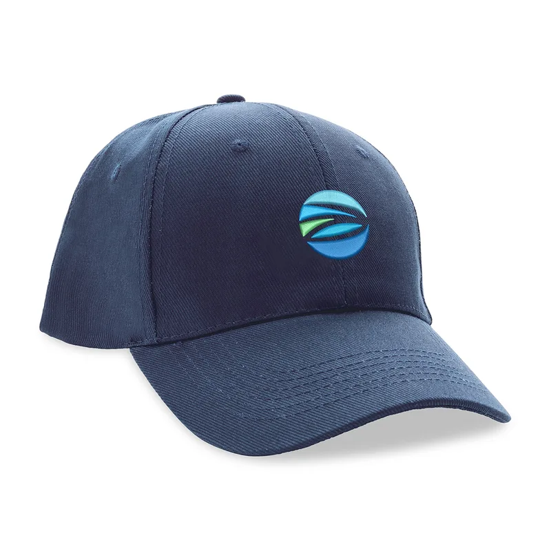 Impact 6 Panel 280gr Recycled Cotton Cap with AWARE™ - Navy