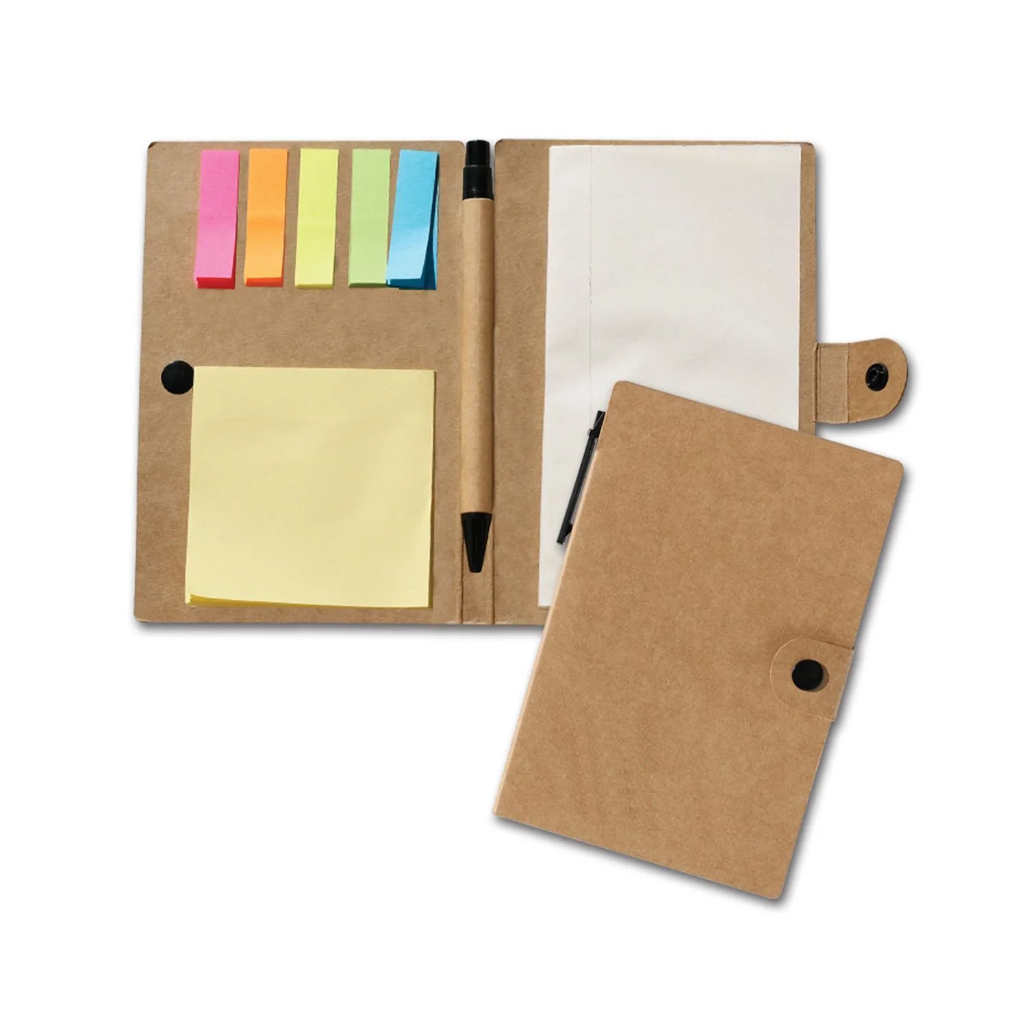 Recycled Jotter W/Post A Note & Flag Set view 2