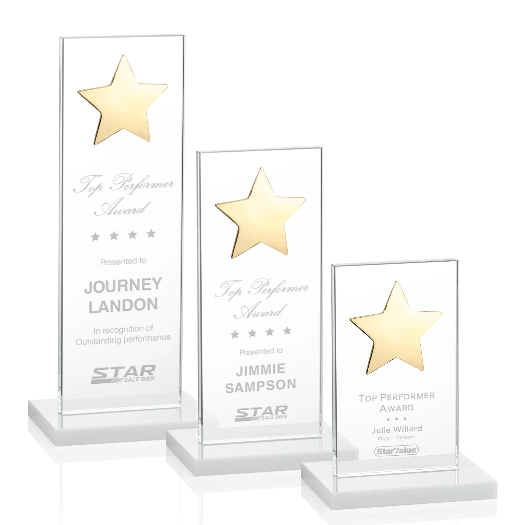 Gold Star, White