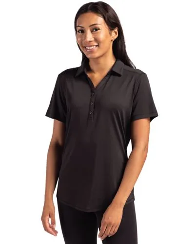 Cutter & Buck Forge Eco Stretch Recycled Womens Short Sleeve Polo view 6