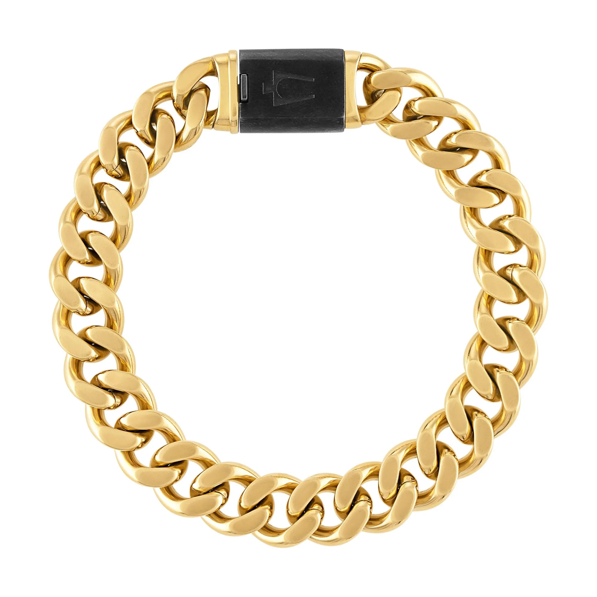 Bulova Jewelry Classic Gold Curb Bracelet - Medium