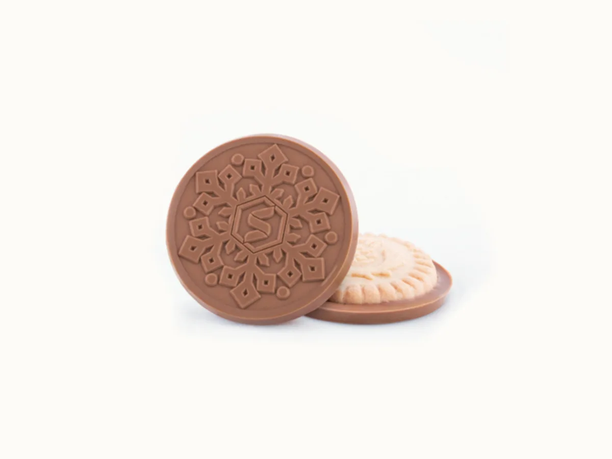 Decadent Shortbread Cookie with Custom Engraved Chocolate (2.75 in.) view 5