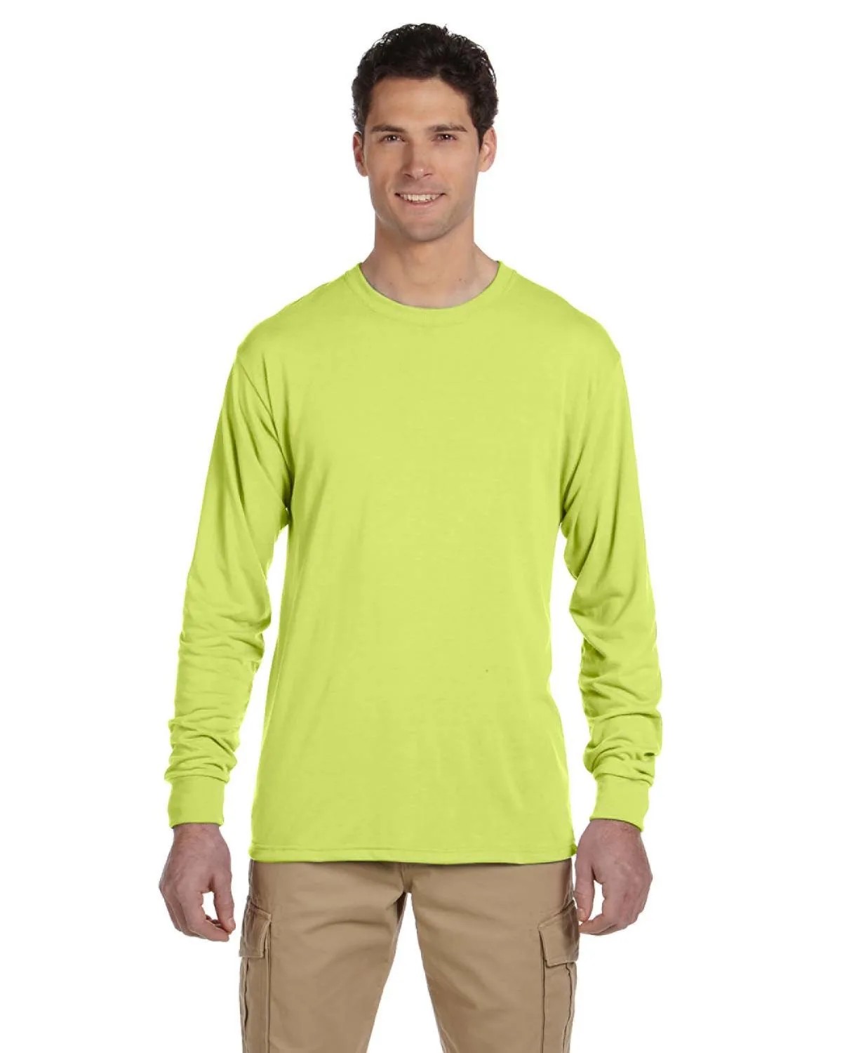 Jerzees Adult DRI-POWER® SPORT Long-Sleeve T-Shirt view 5