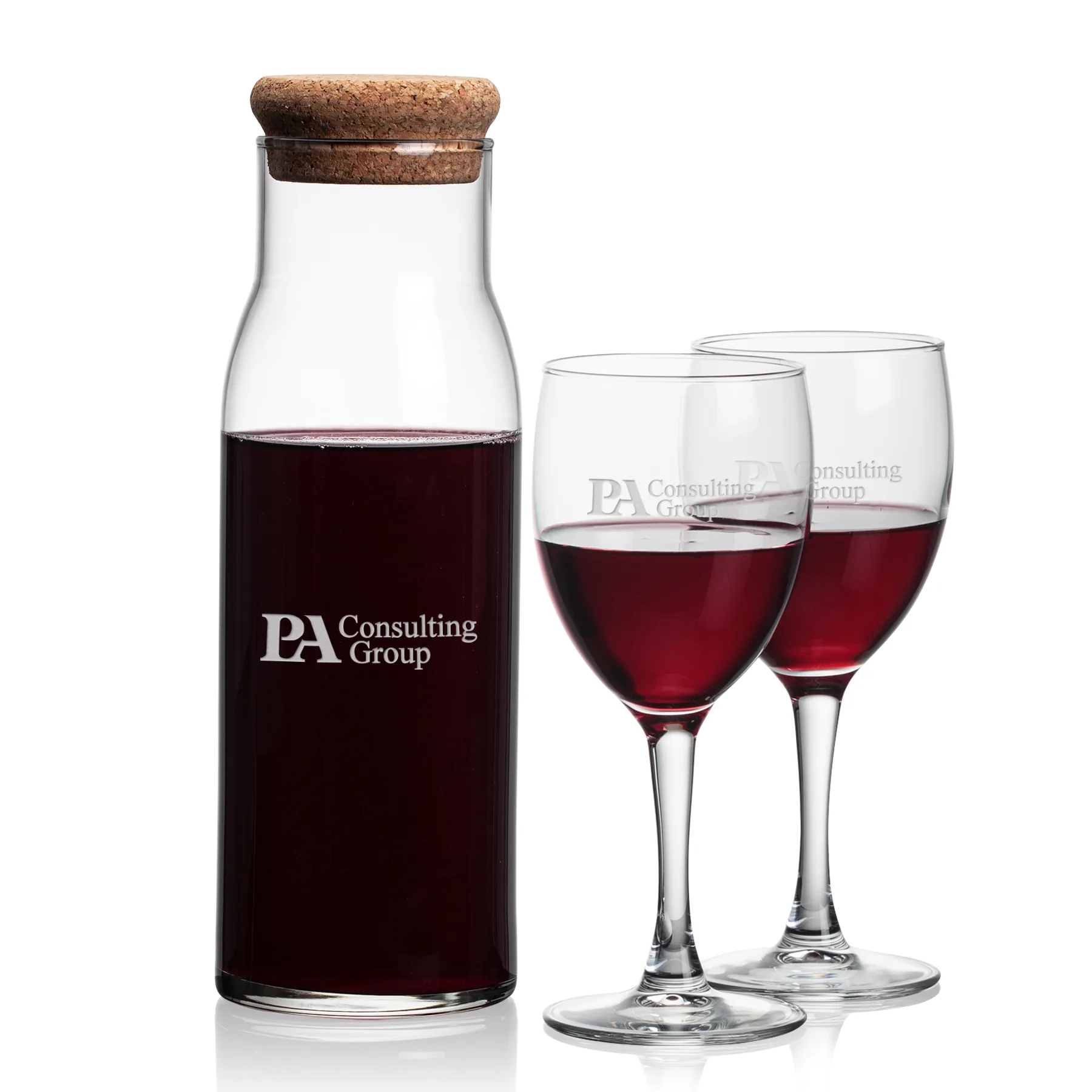 Carafe & 2 Wine
