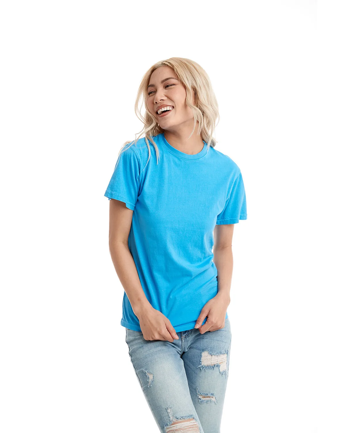 NEXT LEVEL APPAREL Adult Inspired Dye Crew view 3