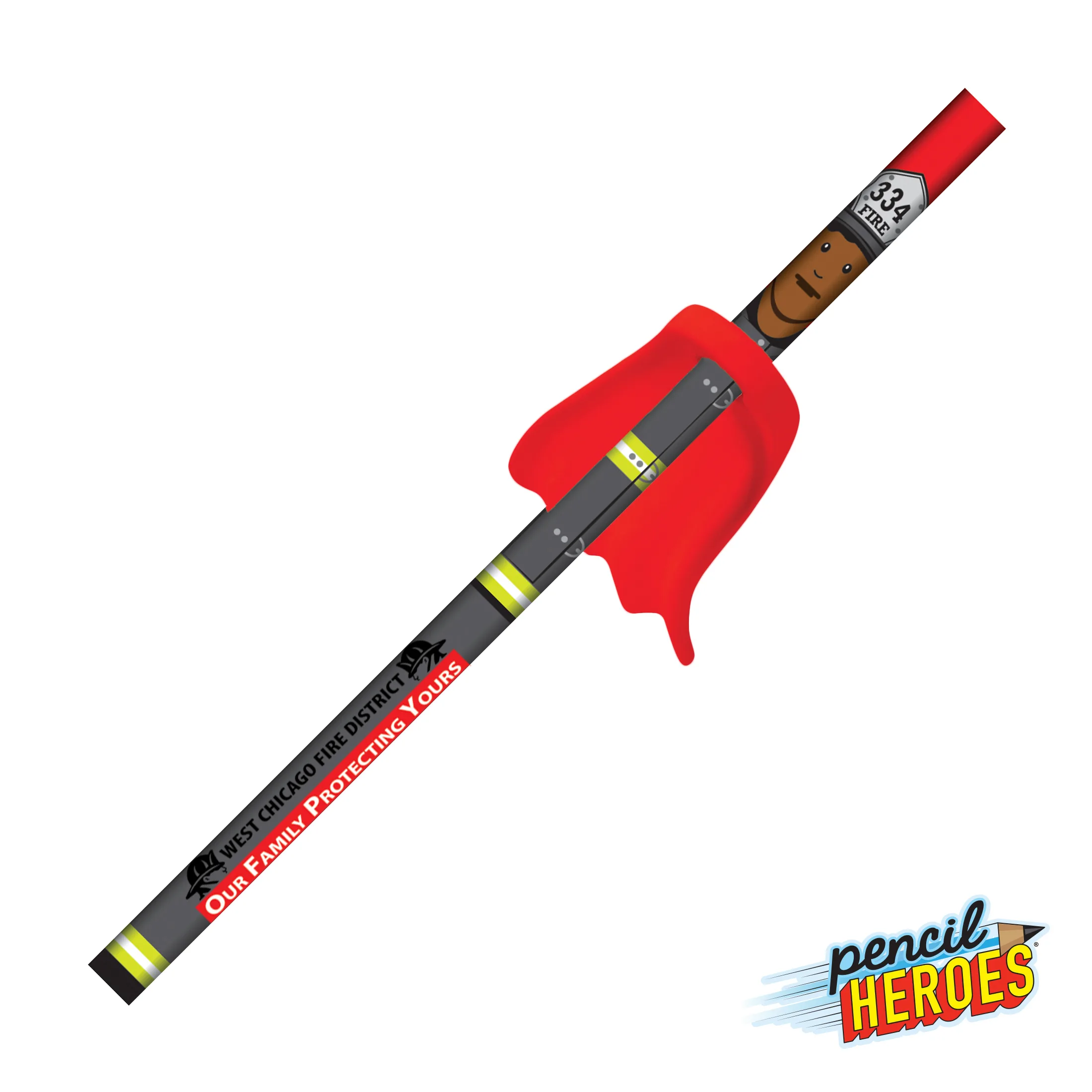 Pencil Heroes® Hometown Series w/Cape — Pencil Heroes® Hometown Series w/Cape