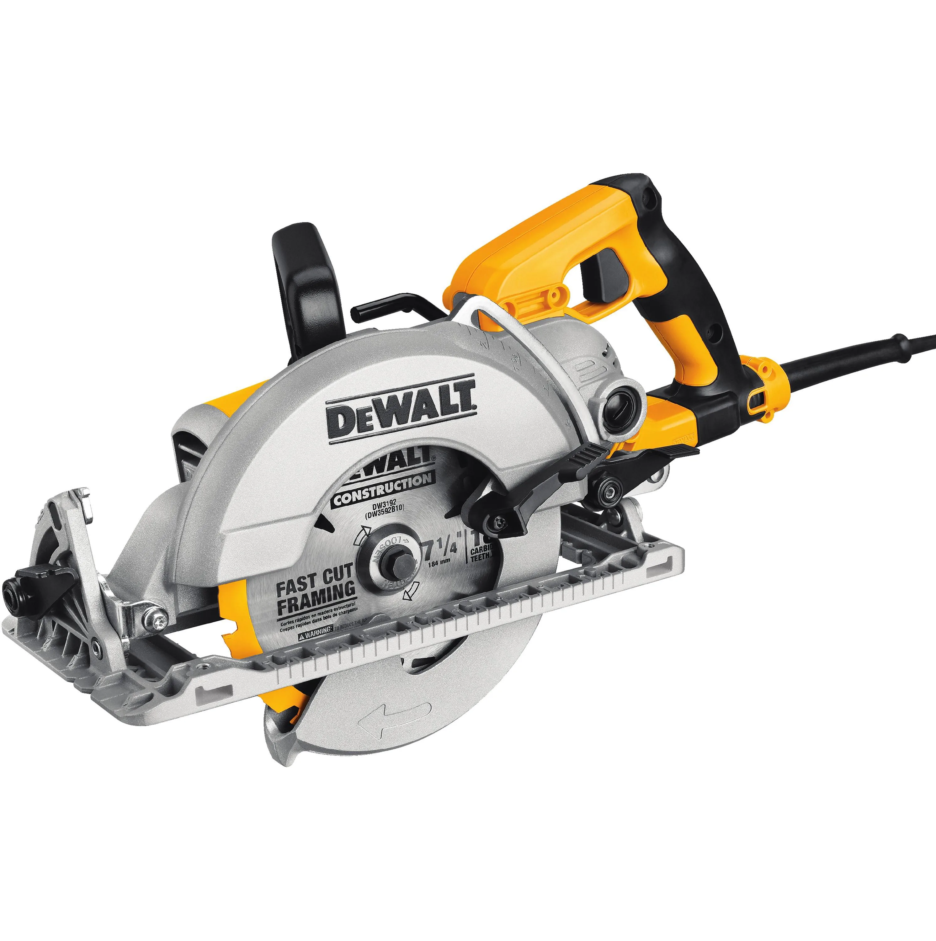 DeWalt 7-1/4" Worm Drive Circular Saw W/ Electric Brake