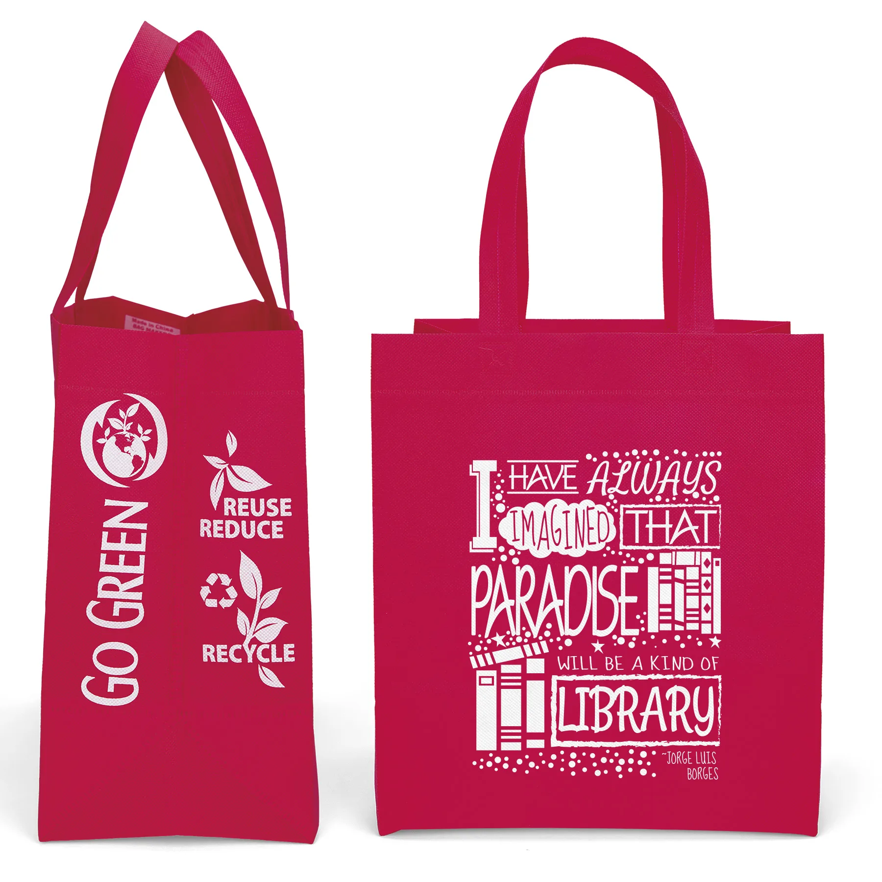 Economy - Non-Woven Tote - Screen Print (13" x 8" x 15")