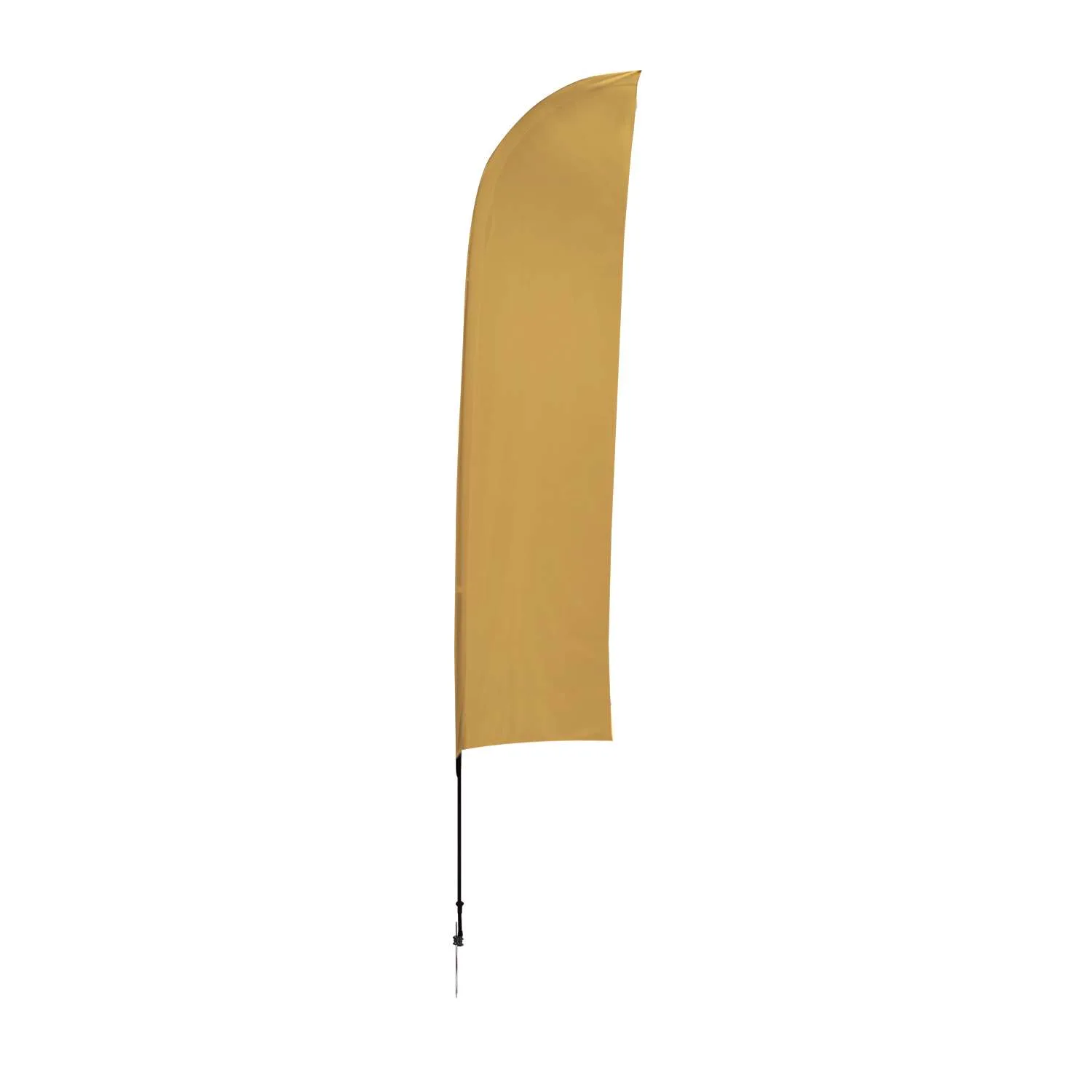 10.5' Solid-Color Blade Sail Sign Flag, 1-Sided, Scissor view 5