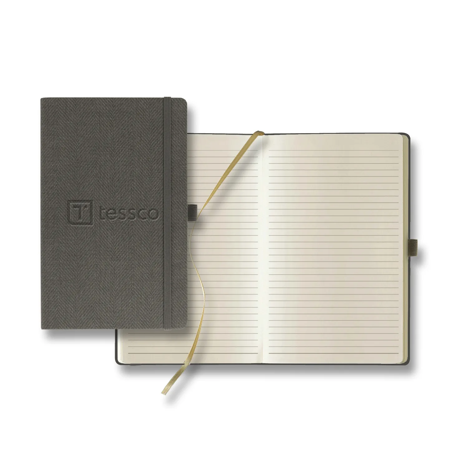 Castelli Montana Medio Lined Ivory Page Journal view 4