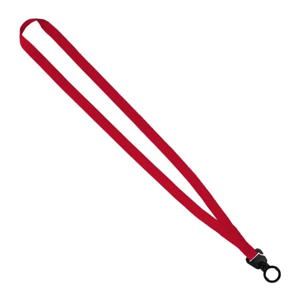Evolution12 - 1/2" Polyester Welded Lanyard with Trapezoid and Plastic O-Ring view 3