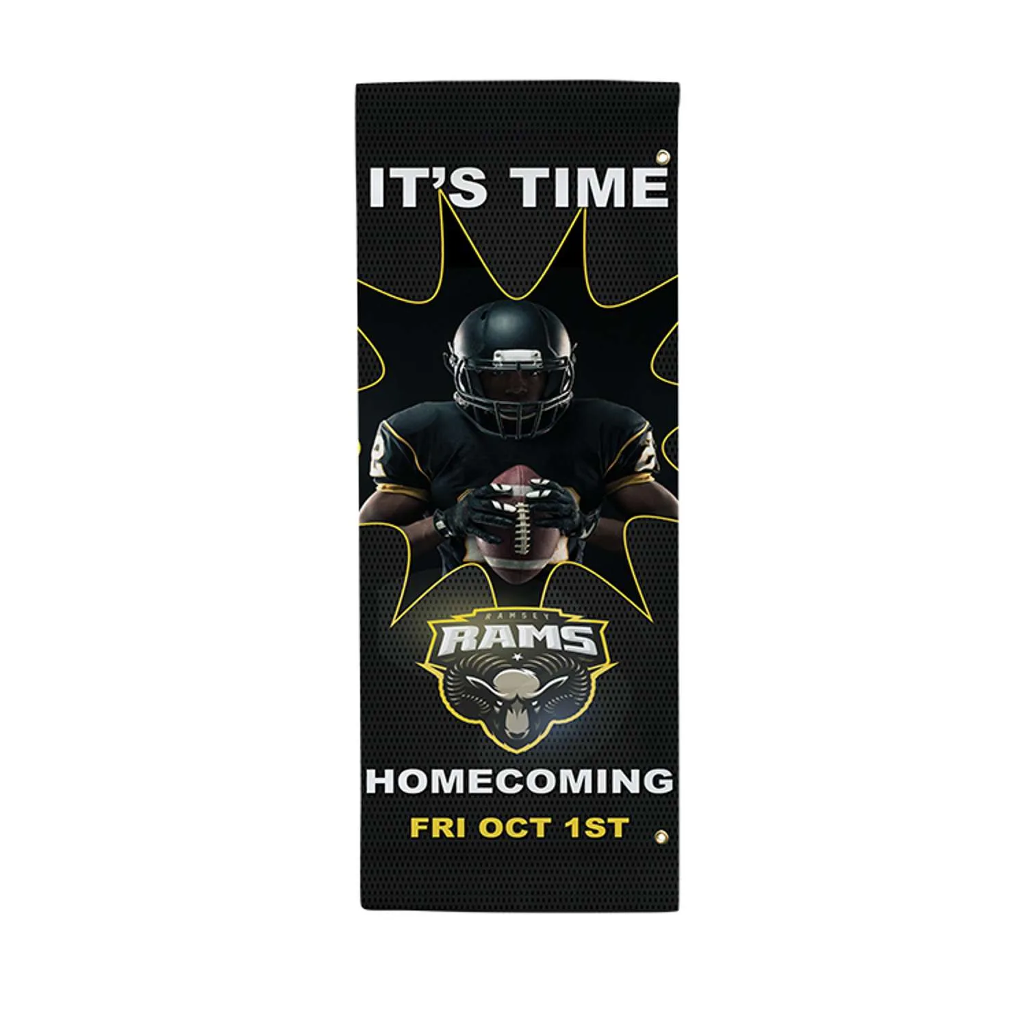 18" x 48"Vinyl Boulevard Banner Single-Sided