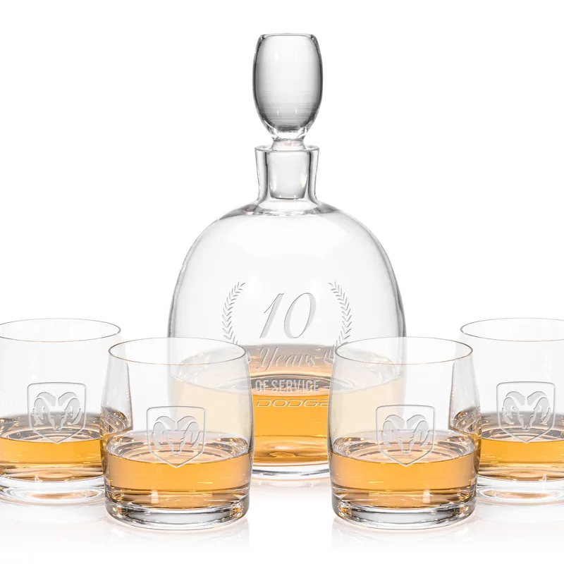 Decanter Set, Decanter & 4 OTR