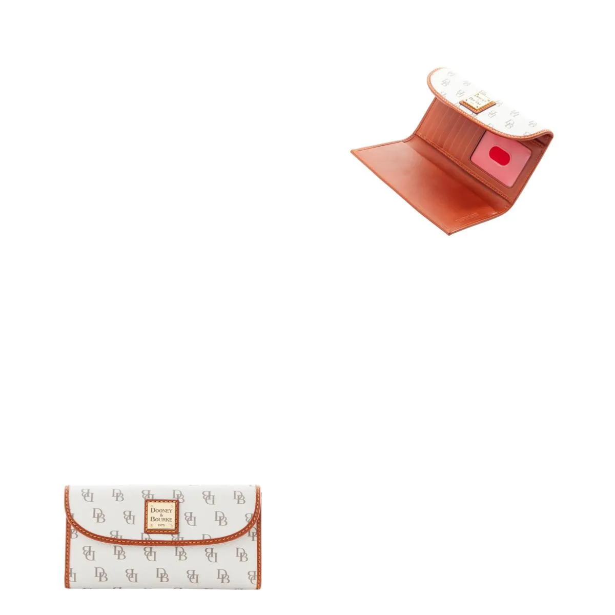 Dooney & Bourke Gretta Continental Clutch - Bone Beige