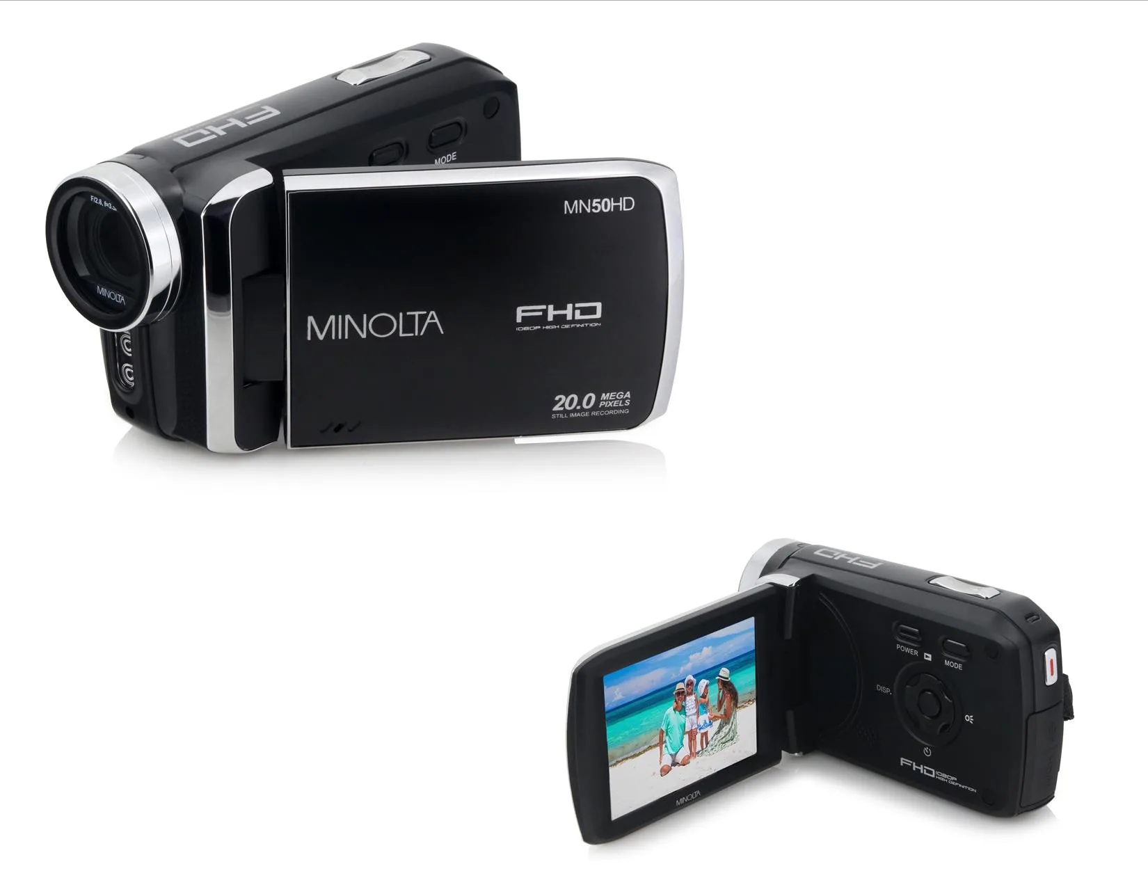 Minolta® Full HD 1080p/20MP Camcorder (Black)